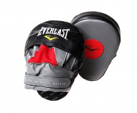 лапы боксерские everlast mantis punch mitts изогнутые, красный/черный